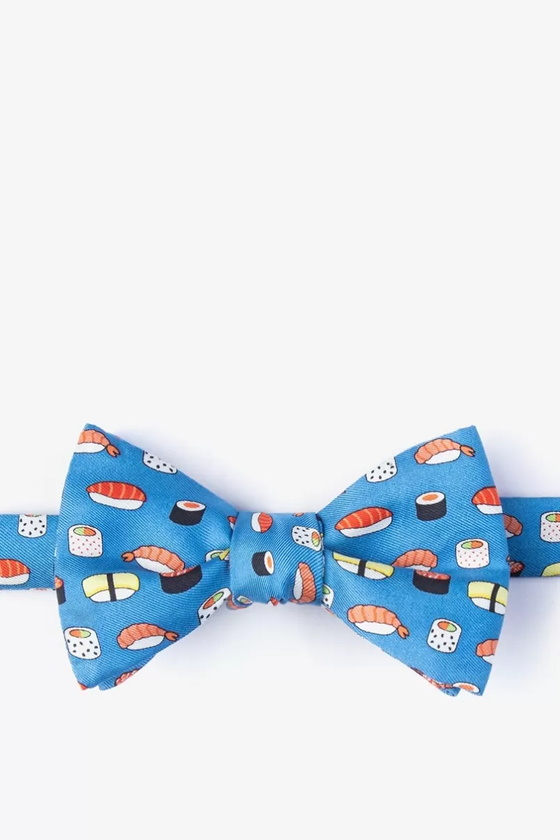 Ties This is How I Roll Blue Self-Tie Bow Tie New