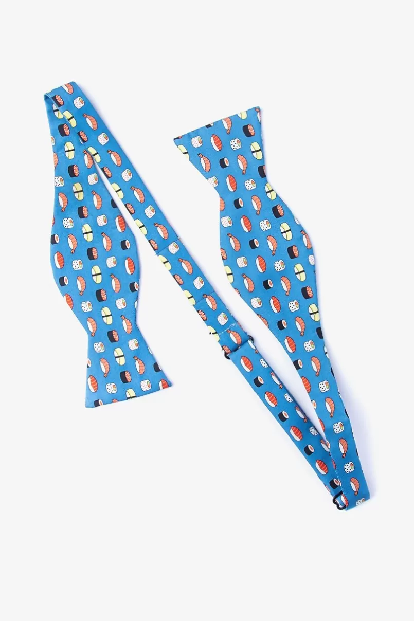 Ties This is How I Roll Blue Self-Tie Bow Tie New