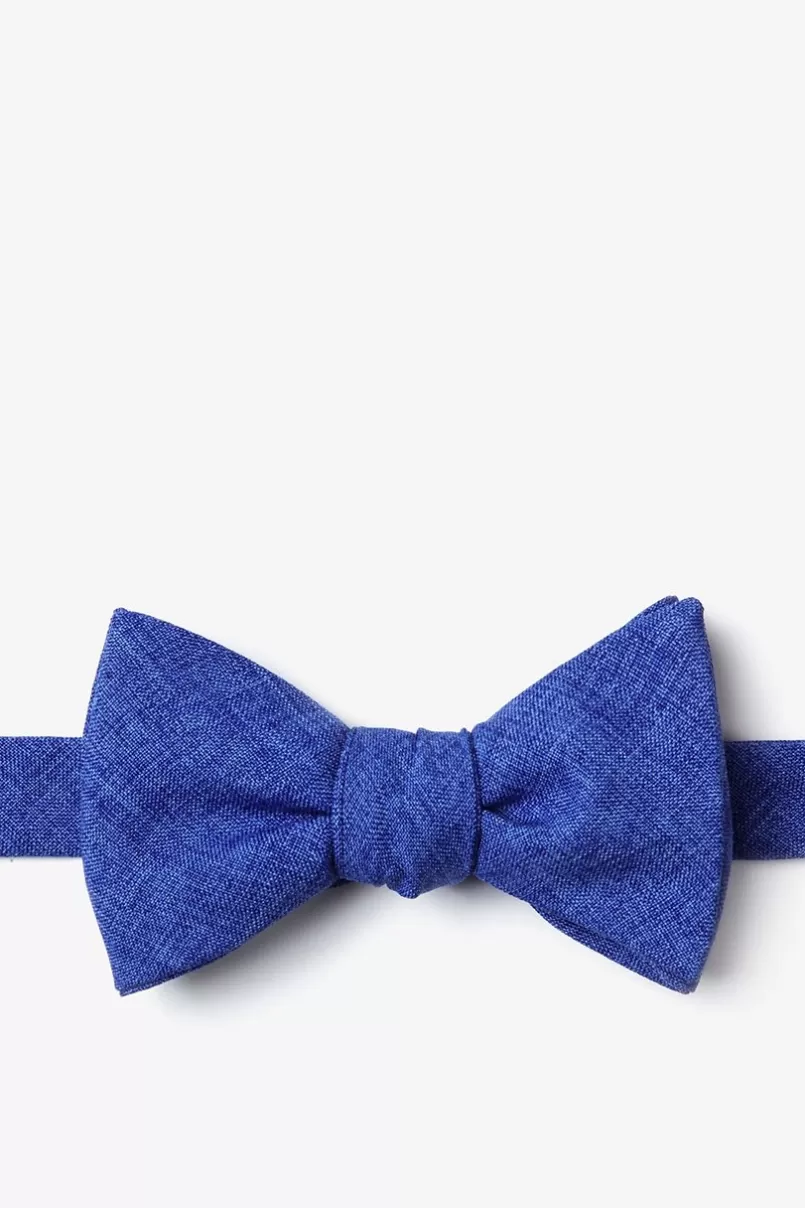 Ties Tioga Self-Tie Bow Tie Blue Hot