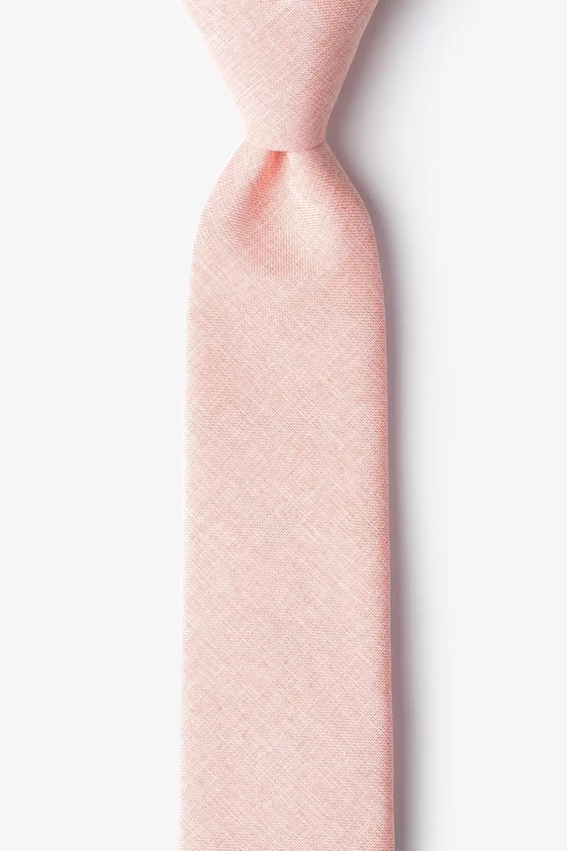Ties Tioga Coral Skinny Tie Best