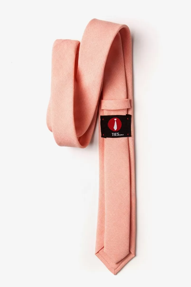 Ties Tioga Coral Skinny Tie Best