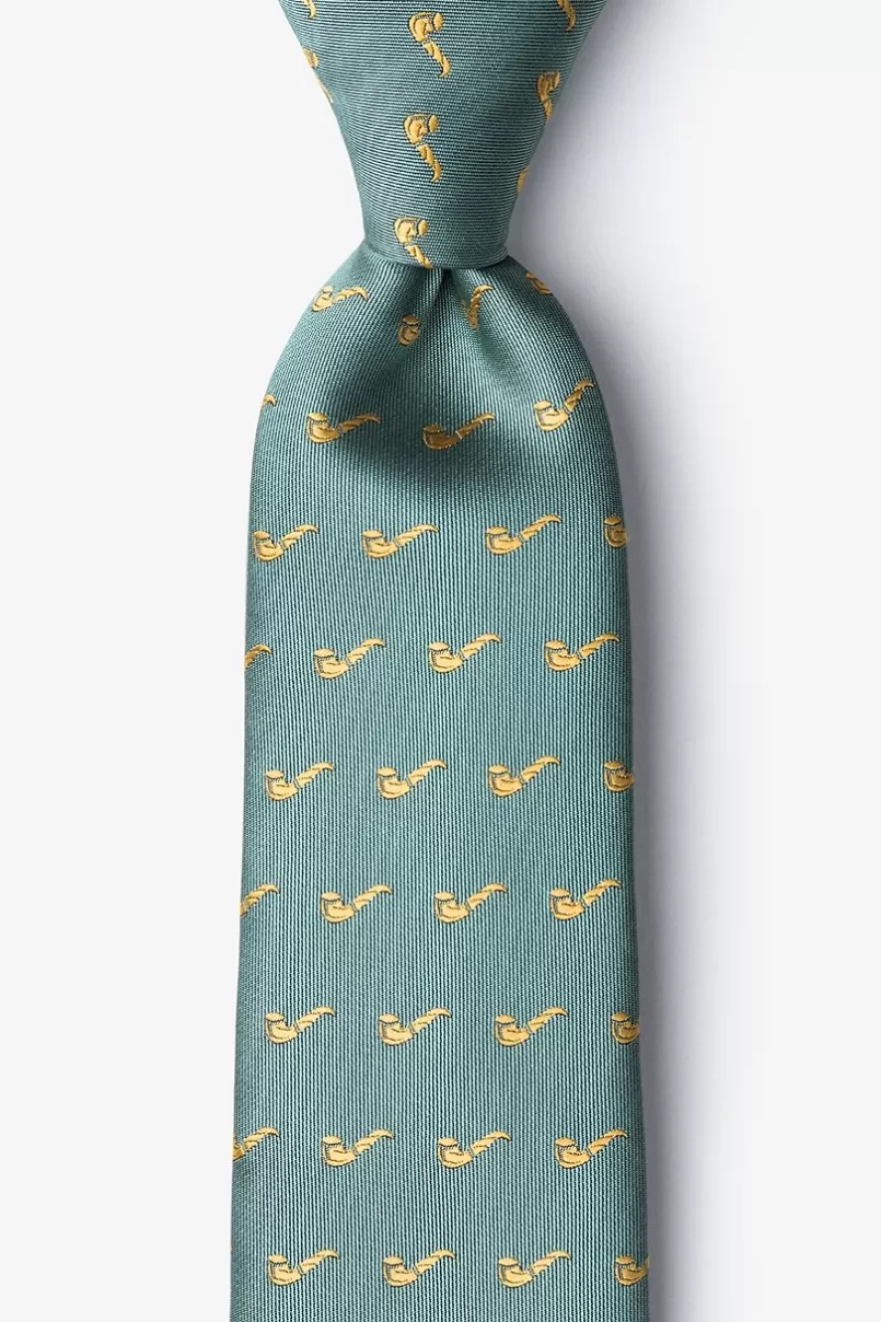Ties Tobacco Pipes Tie Green Clearance