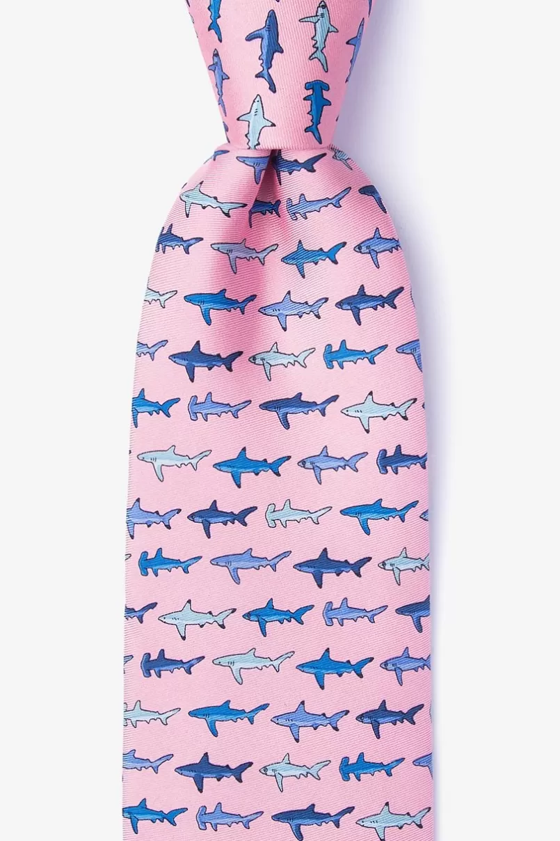 Ties Totally Jaw-some Tie Pink Fashion