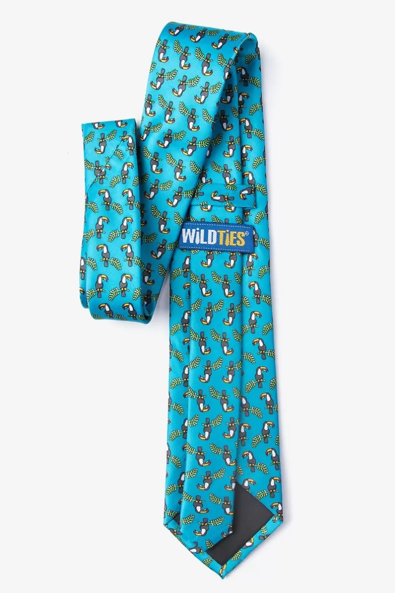 Ties Toucans Tie Turquoise Best Sale