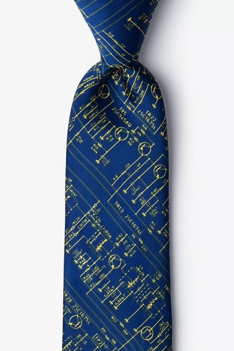 Ties Transistor Radio Schematics Navy Blue Tie NavyBlue Best