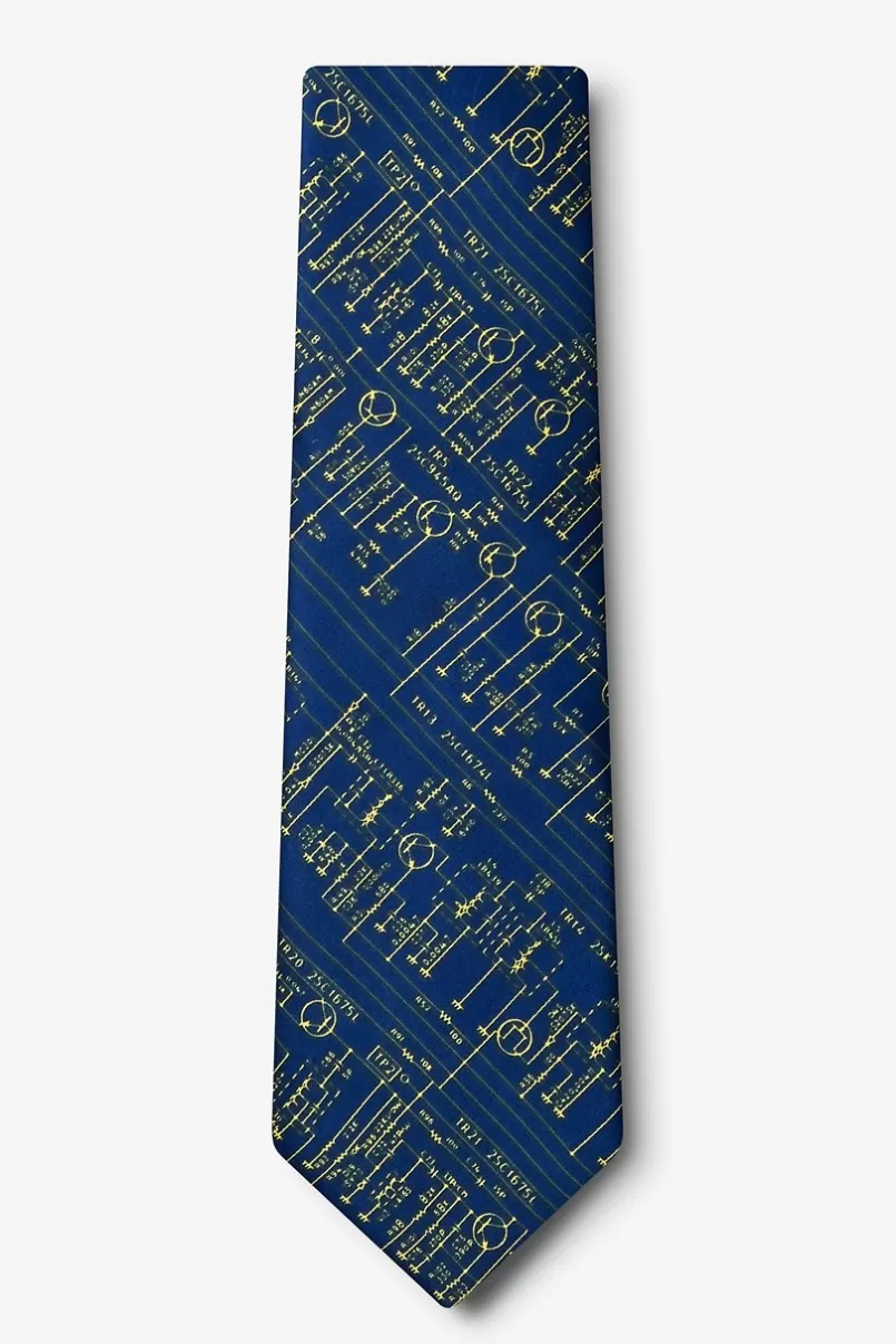 Ties Transistor Radio Schematics Navy Blue Tie NavyBlue Best