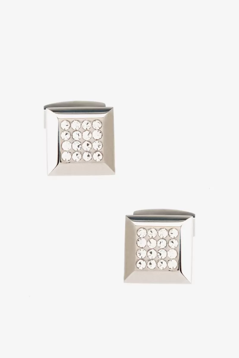 Ties Trilby Gem Clear Cufflinks Hot