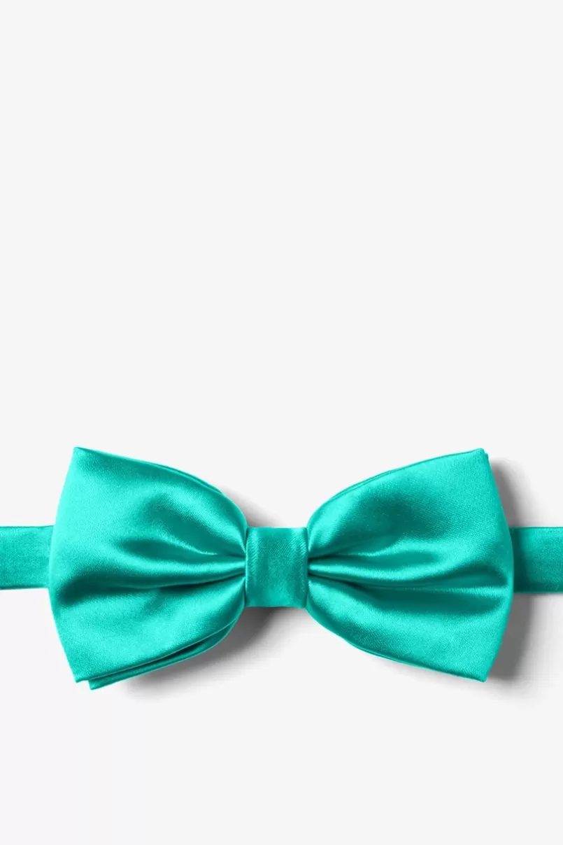 Ties Tropical Turquoise Pre-Tied Bow Tie TropicalTurquoise Best Sale