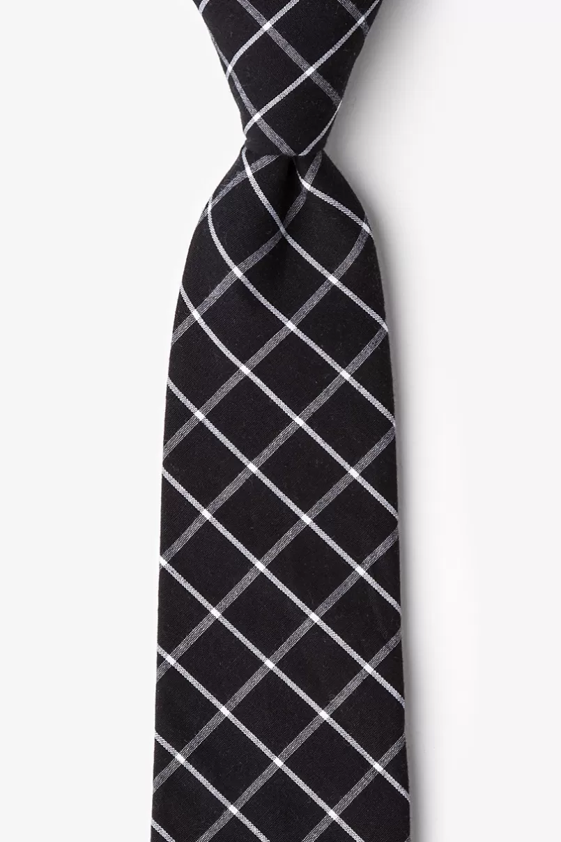 Ties Tucson Black Extra Long Tie Shop