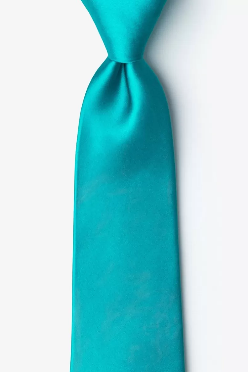 Ties Extra Long Tie Turquoise Clearance