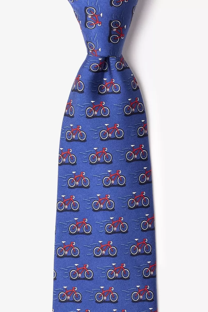 Ties Two Tire-d Navy Blue Tie Shop