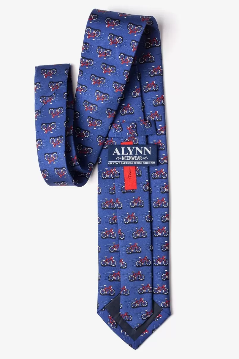 Ties Two Tire-d Navy Blue Tie Shop
