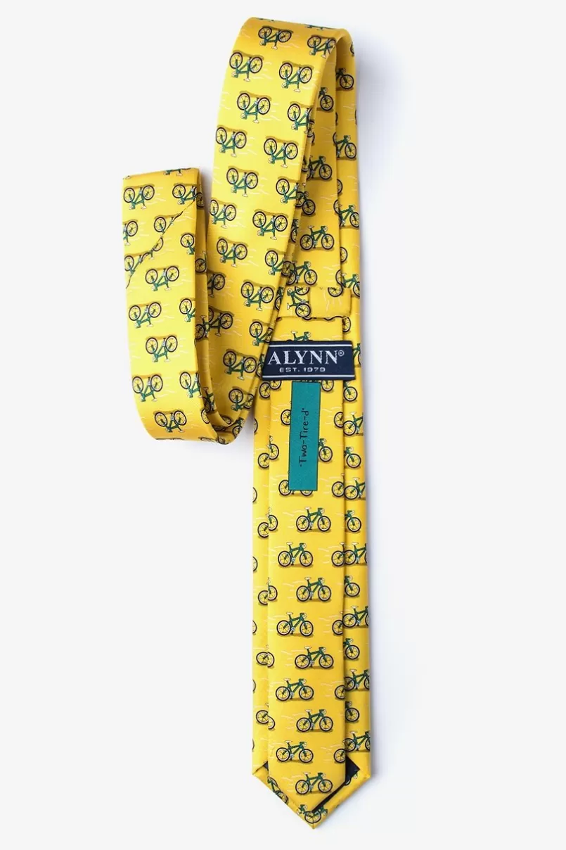 Ties Two Tire-d Yellow Skinny Tie Flash Sale