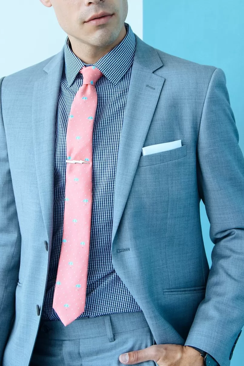 Ties Umbrellas Skinny Tie Coral Store