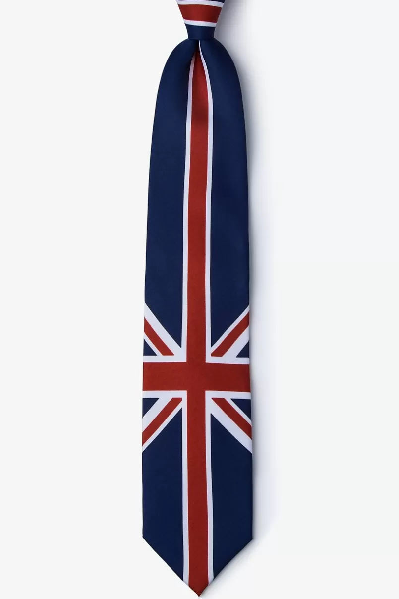Ties Union Jack Blue Tie Store