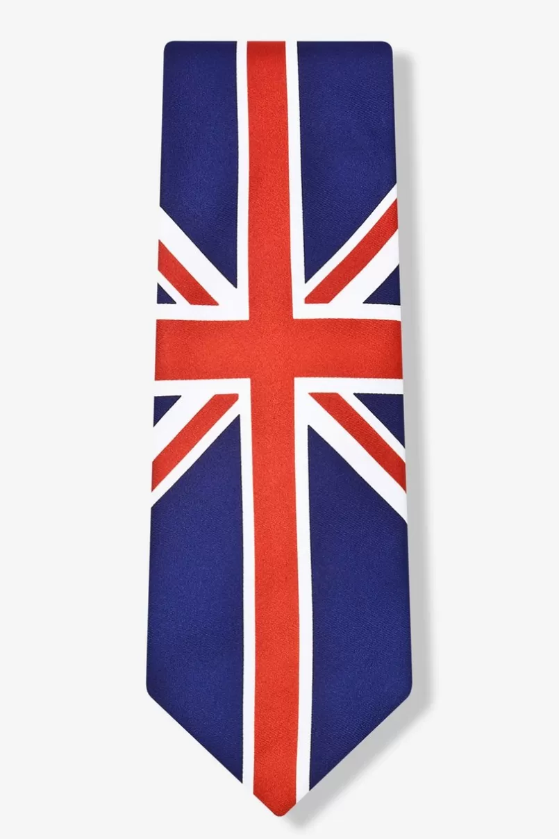 Ties Union Jack Blue Tie Store