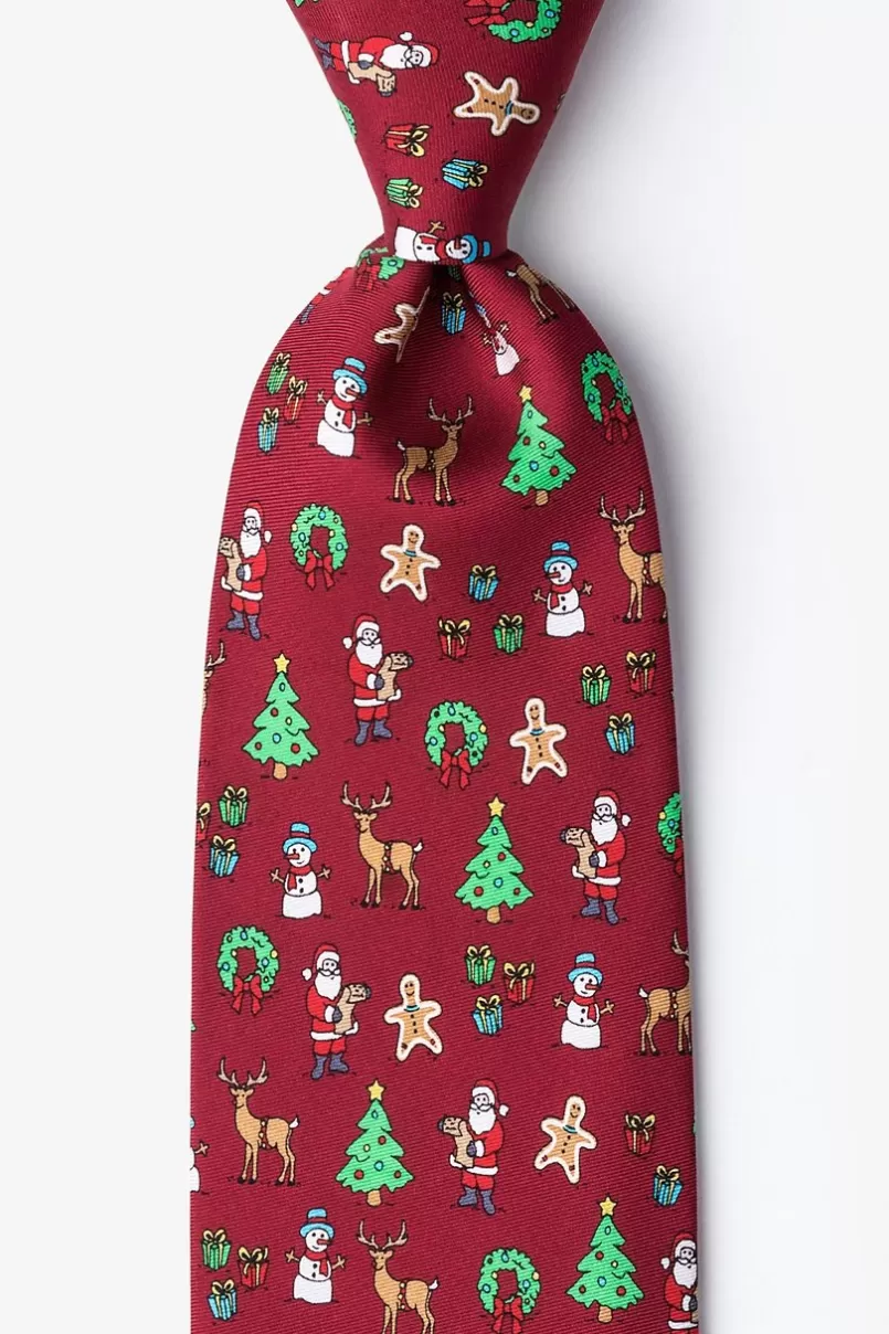 Ties Very Merry Red Tie Shop