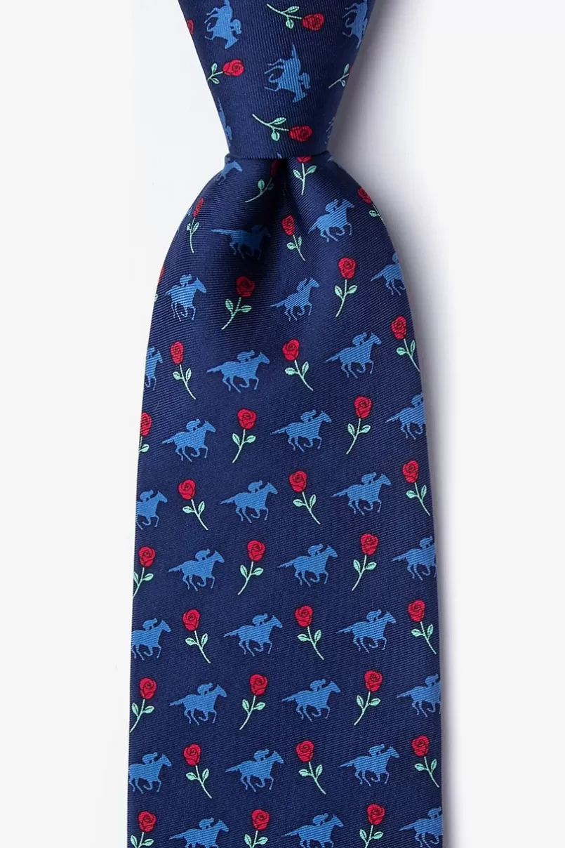 Ties Victory Rose Navy Blue Tie NavyBlue Online