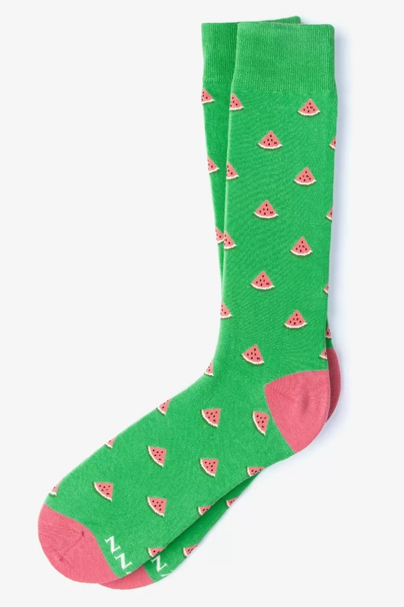 Ties Watermelon Sock Green Sale