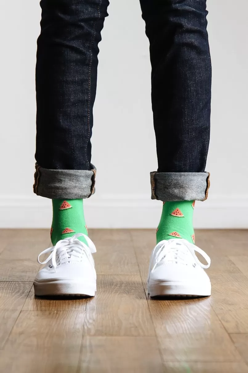 Ties Watermelon Sock Green Sale
