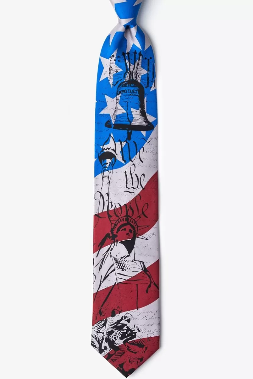 Ties We the People Red Tie Shop