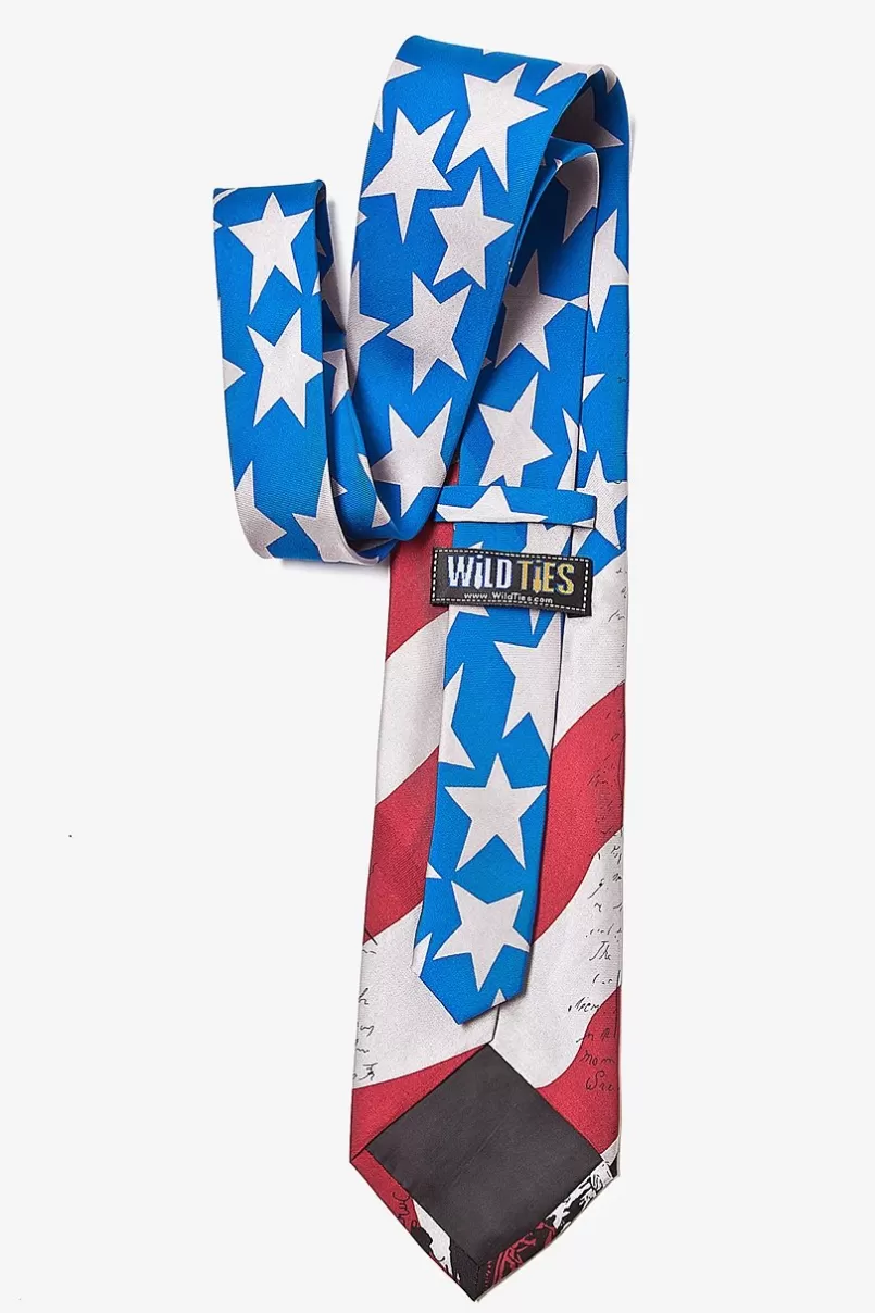 Ties We the People Red Tie Shop