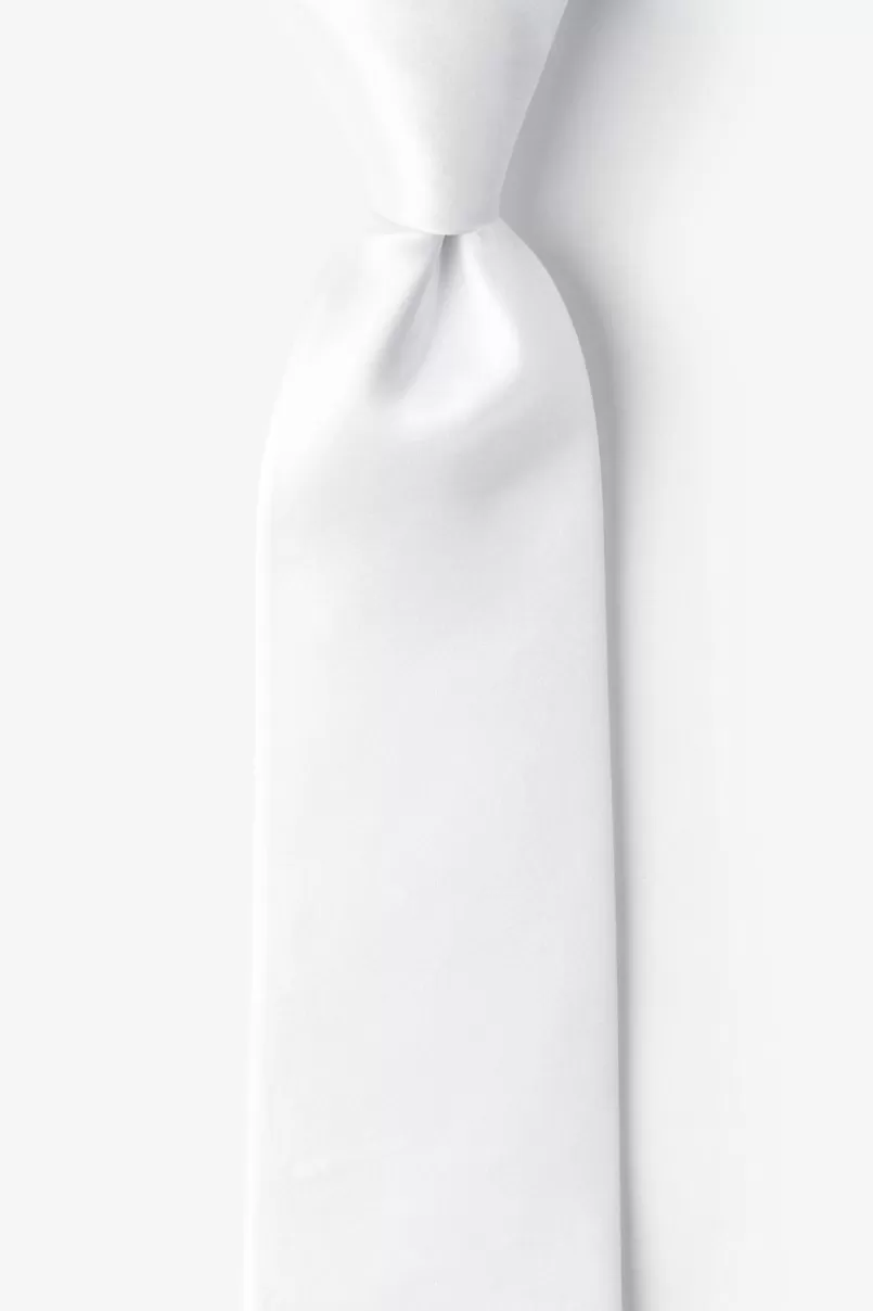 Ties Wedding Day White 2.25" Skinny Tie WeddingDayWhite Clearance