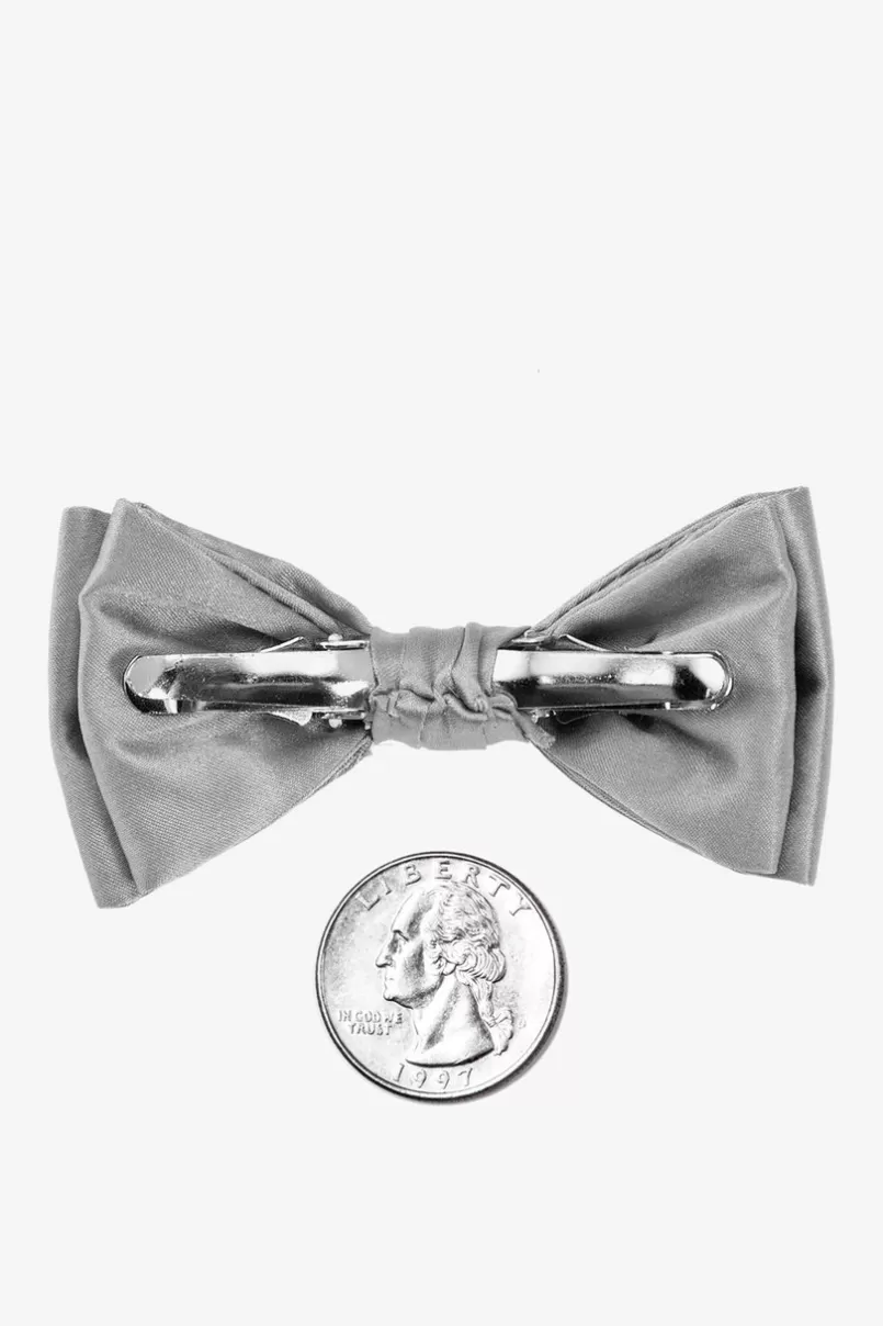 Ties Wedding Silver Bow Tie For Infants WeddingSilver Cheap