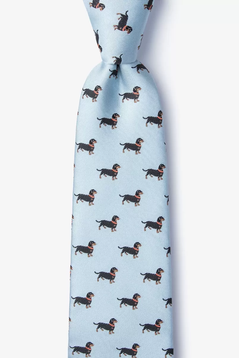Ties Weiner Dogs Extra Long Tie Gray New