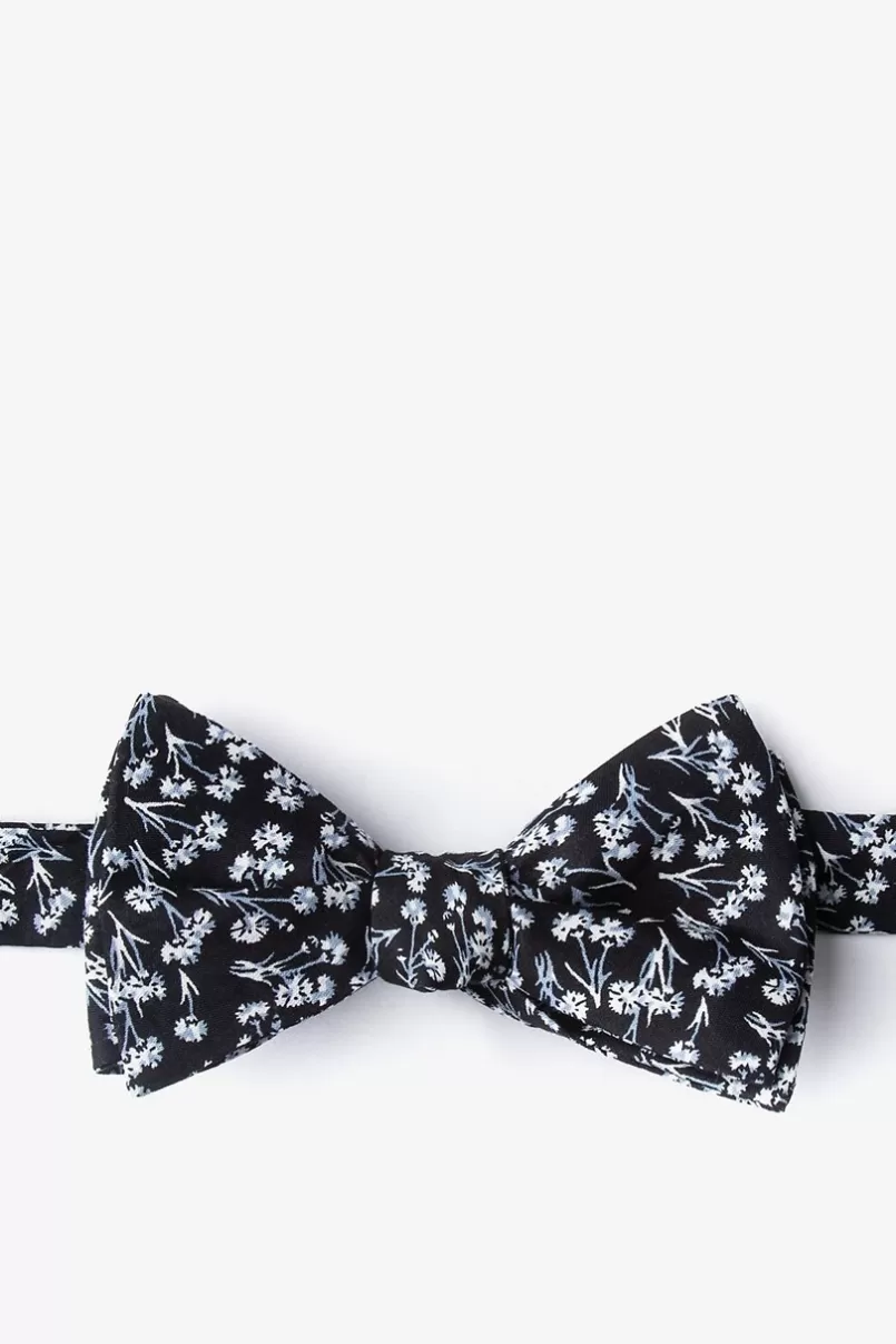 Ties Welch Black Self-Tie Bow Tie Discount