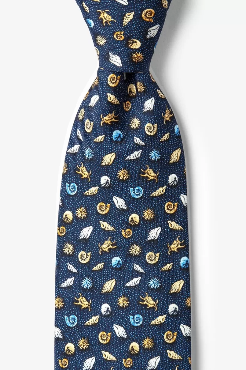 Ties What the Shell? Navy Blue Tie Shop