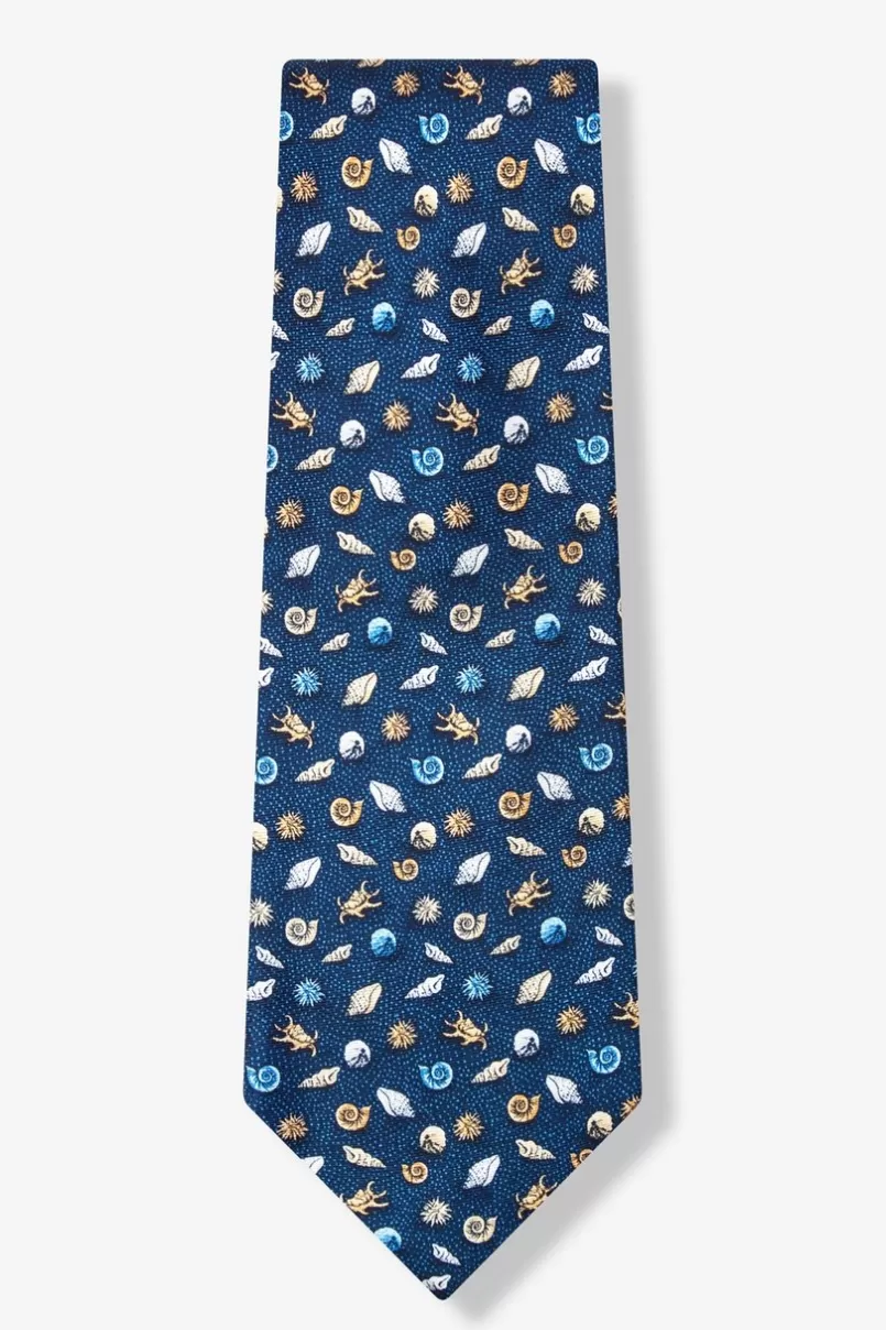 Ties What the Shell? Navy Blue Tie Shop
