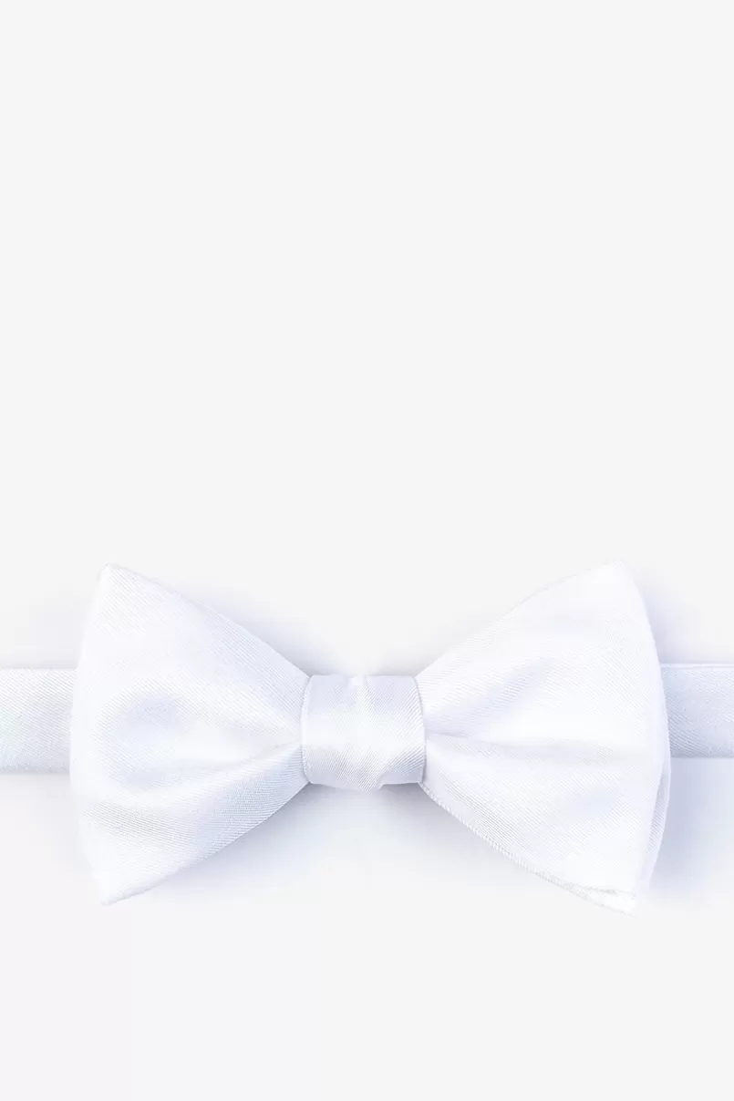 Ties Self-Tie Bow Tie White Clearance