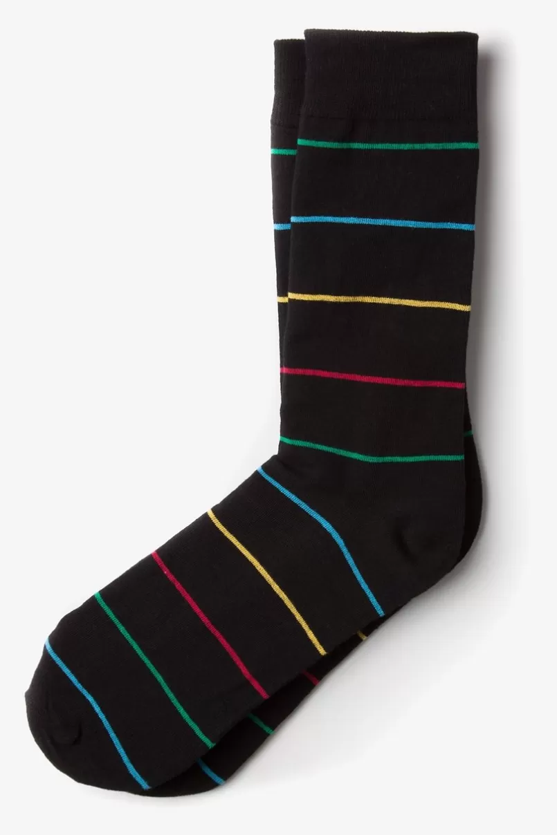 Ties Whittier Stripe Black Sock Online