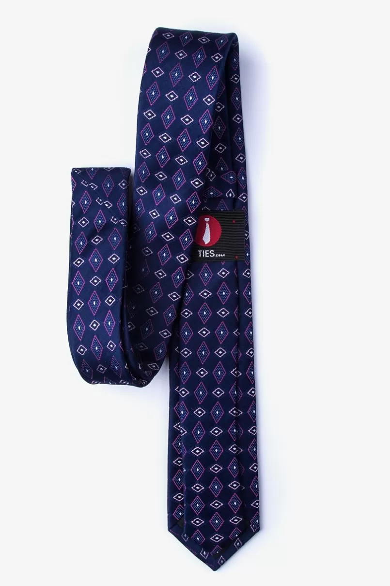 Ties Willow Skinny Tie Pink Hot