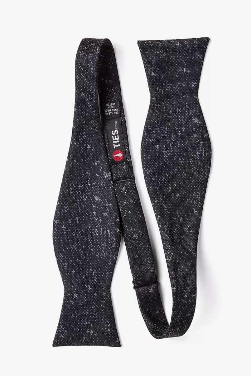 Ties Wilsonville Self-Tie Bow Tie Charcoal Sale