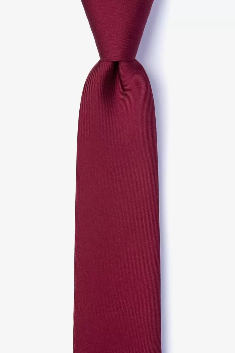 Ties Skinny Tie Wine Best Sale