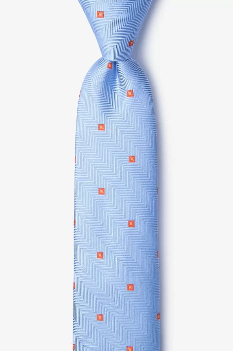 Ties Wooley Skinny Tie Blue Cheap