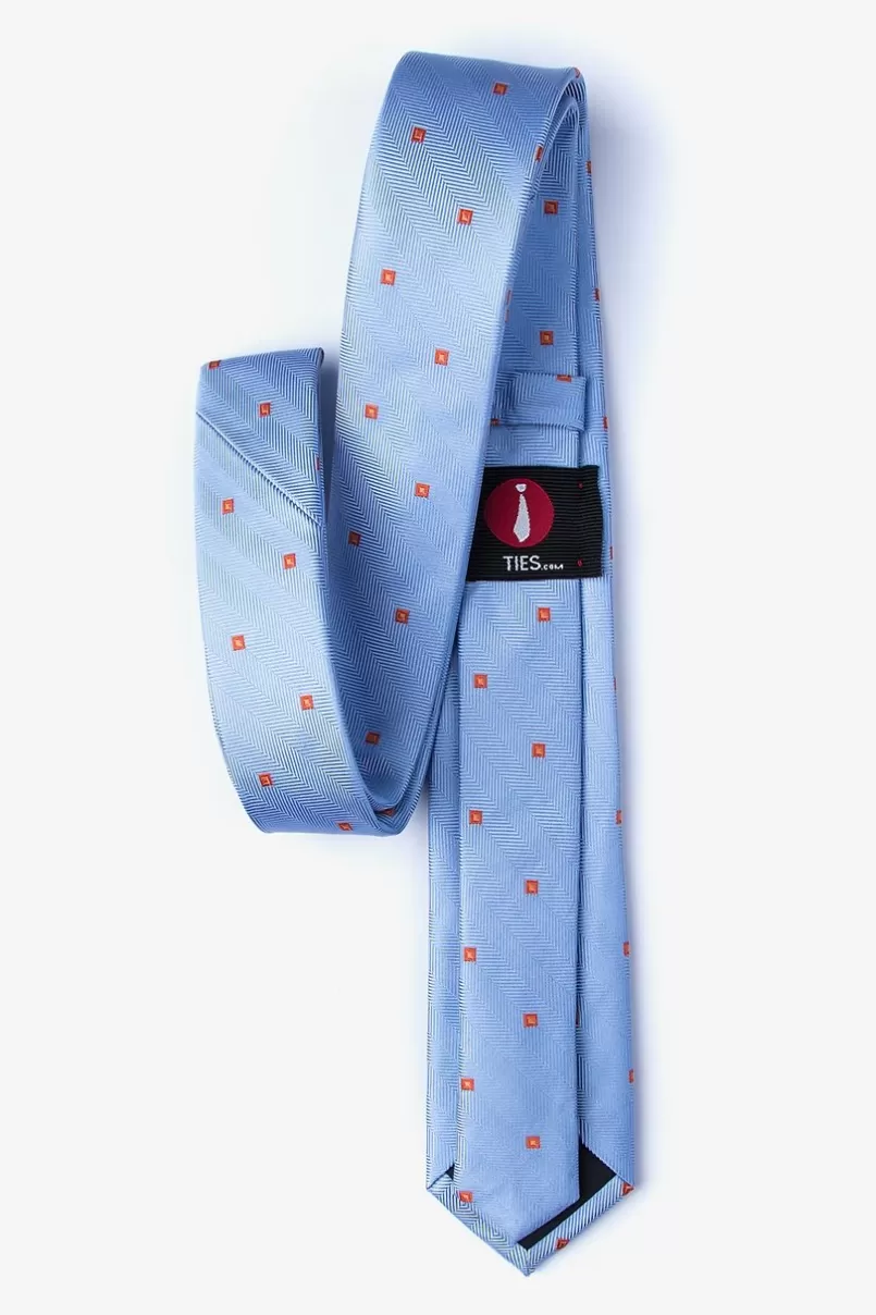 Ties Wooley Skinny Tie Blue Cheap