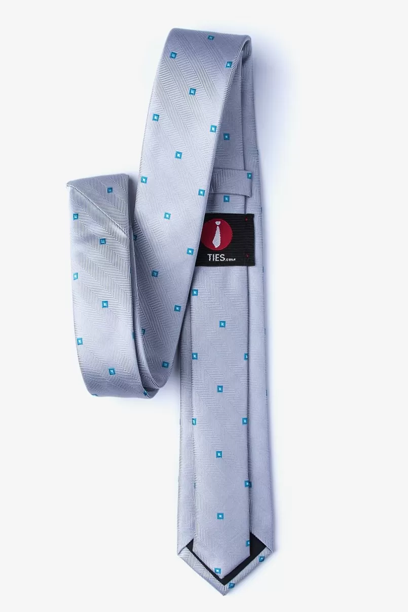 Ties Wooley Skinny Tie Gray Best Sale