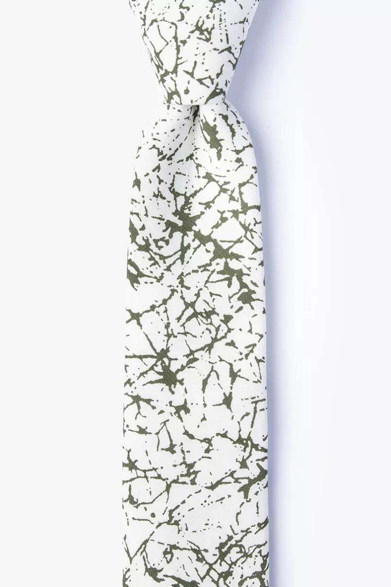 Ties Wooster Green Skinny Tie New