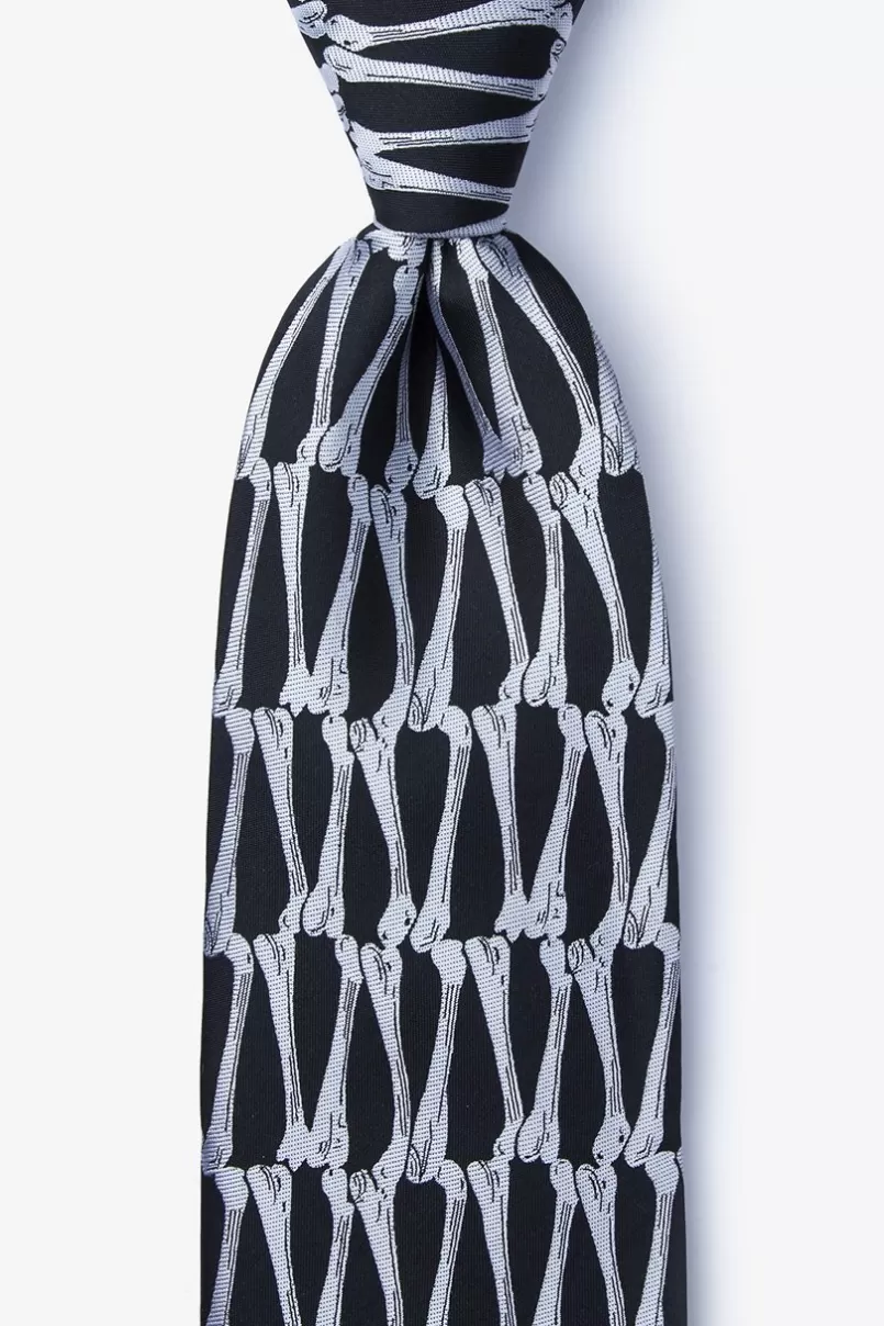 Ties Woven Boneyard Black Tie Best Sale