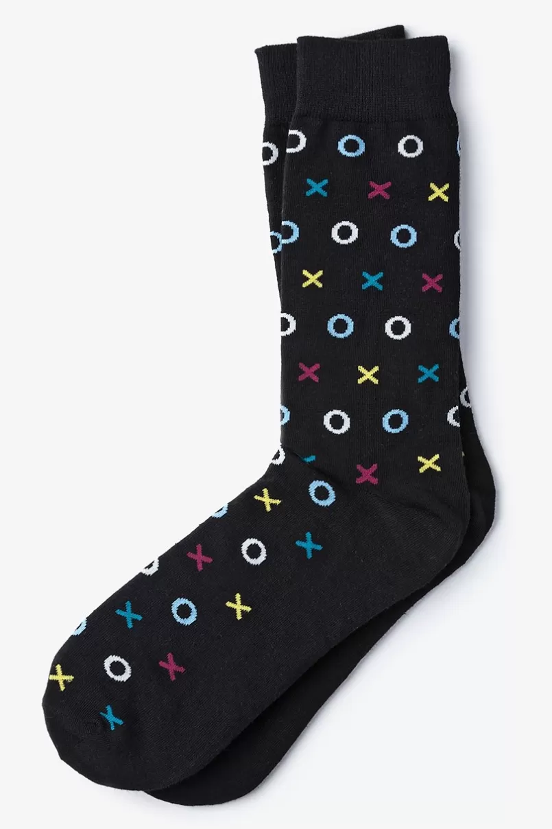 Ties XOXO Black Sock Online