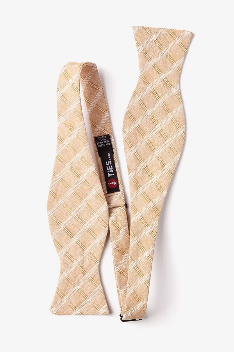 Ties Yakima Beige Self-Tie Bow Tie Fashion