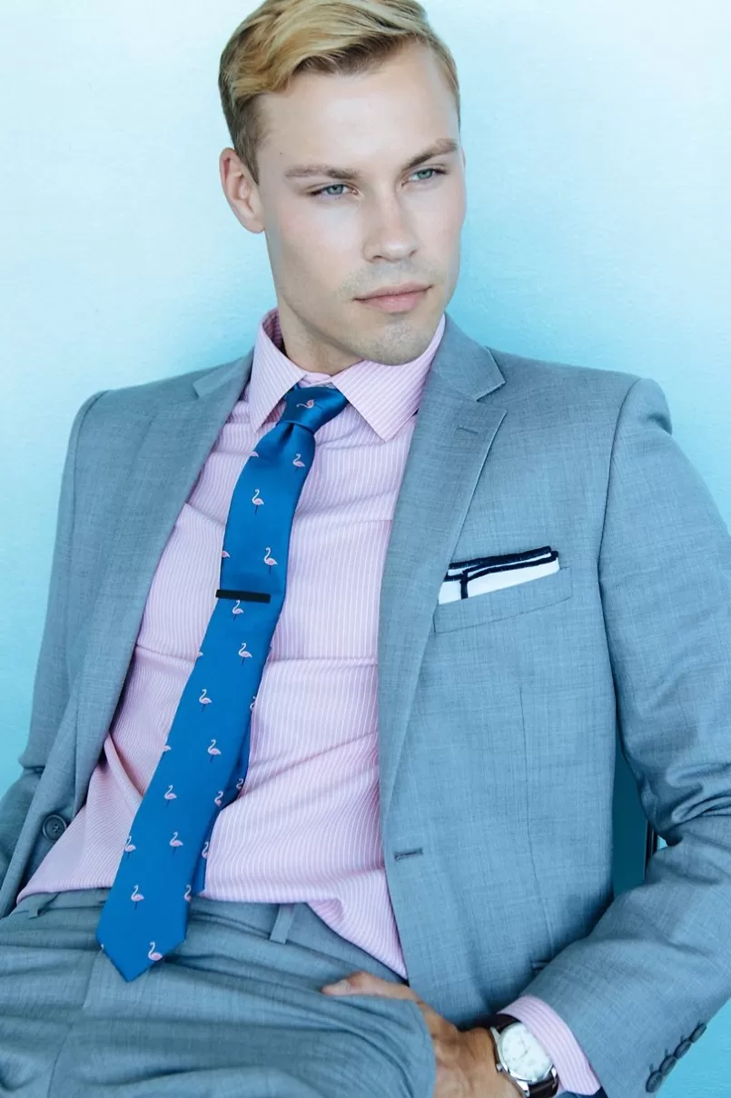 Ties Yard Birds Teal Skinny Tie Cheap