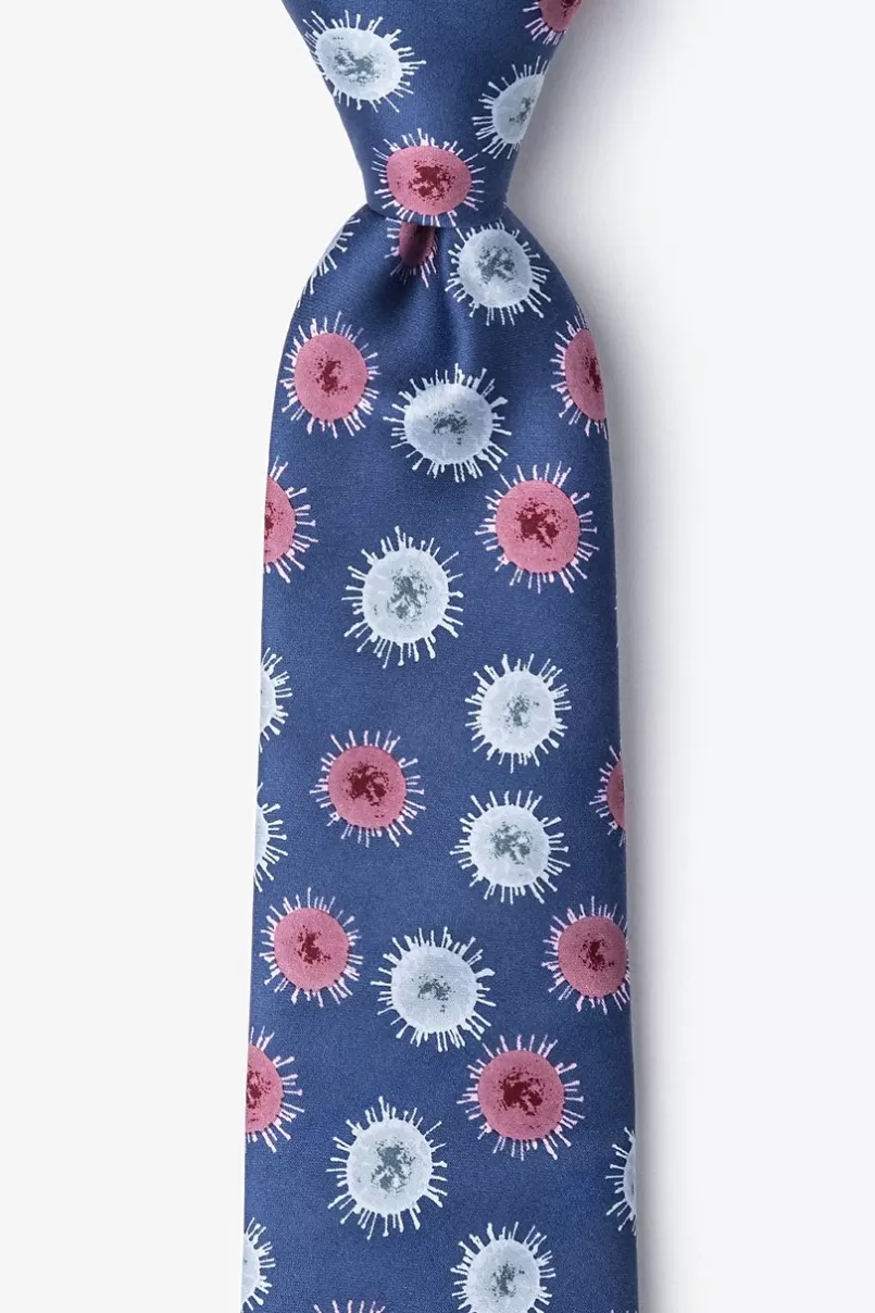 Ties Zika Virus Blue Tie Clearance