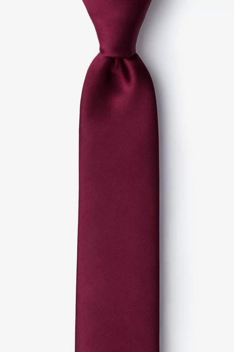 Ties Skinny Tie Zinfandel Flash Sale